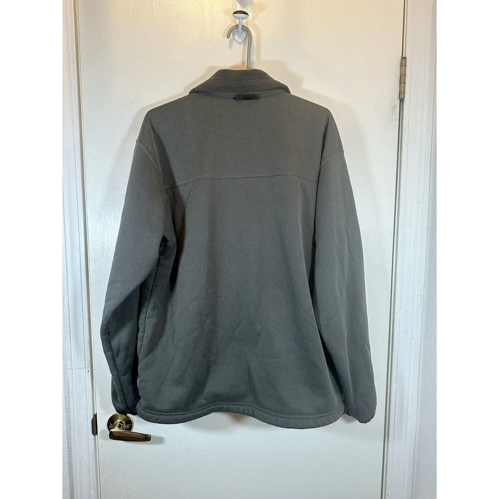Columbia Mens L Vertex Full Zip Regular Polartec Outdoor Jacket Gray Fleece Line - Picture 2 of 5